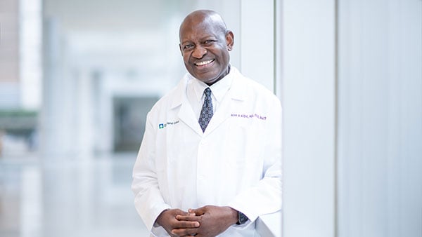 Dr. Adjei, Chair of Cleveland Clinic Taussig Cancer Center