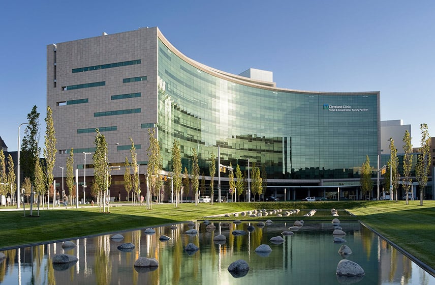 Sydell and Miller Family Pavilion at Cleveland Clinic's main campus